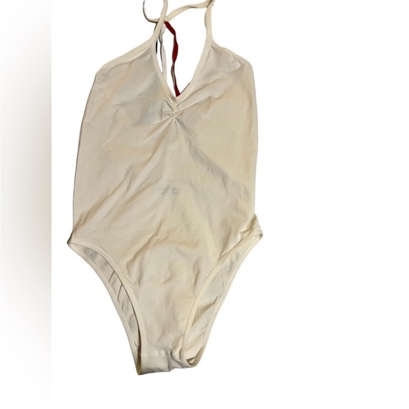 Tommy Hilfiger seemless bodysuit size small​ white v neck spaghetti strap​​ - Picture 6 of 6
